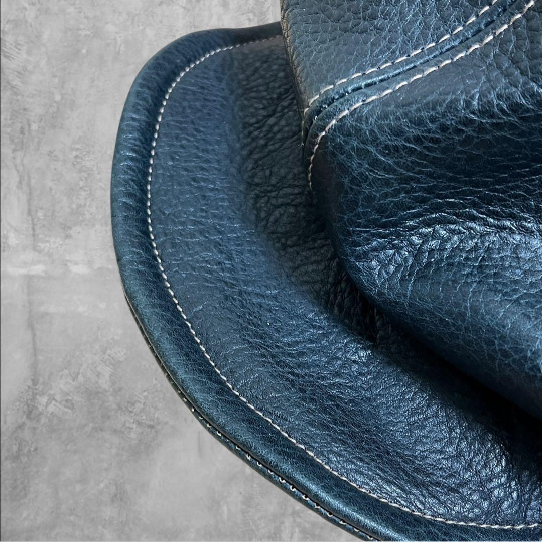 天神ワークス　JODHPURS CAP: CH03 キャップ　M レザー　牛革