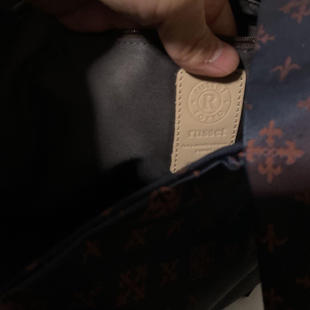 クルミ ☆ 新品未使用 美品 ラシット ツボミ モノグラム バッグ①