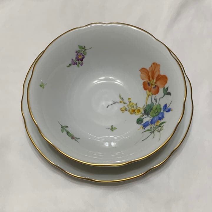 MPM Saxonia ドイツ製　ボウル プレート 4枚セット