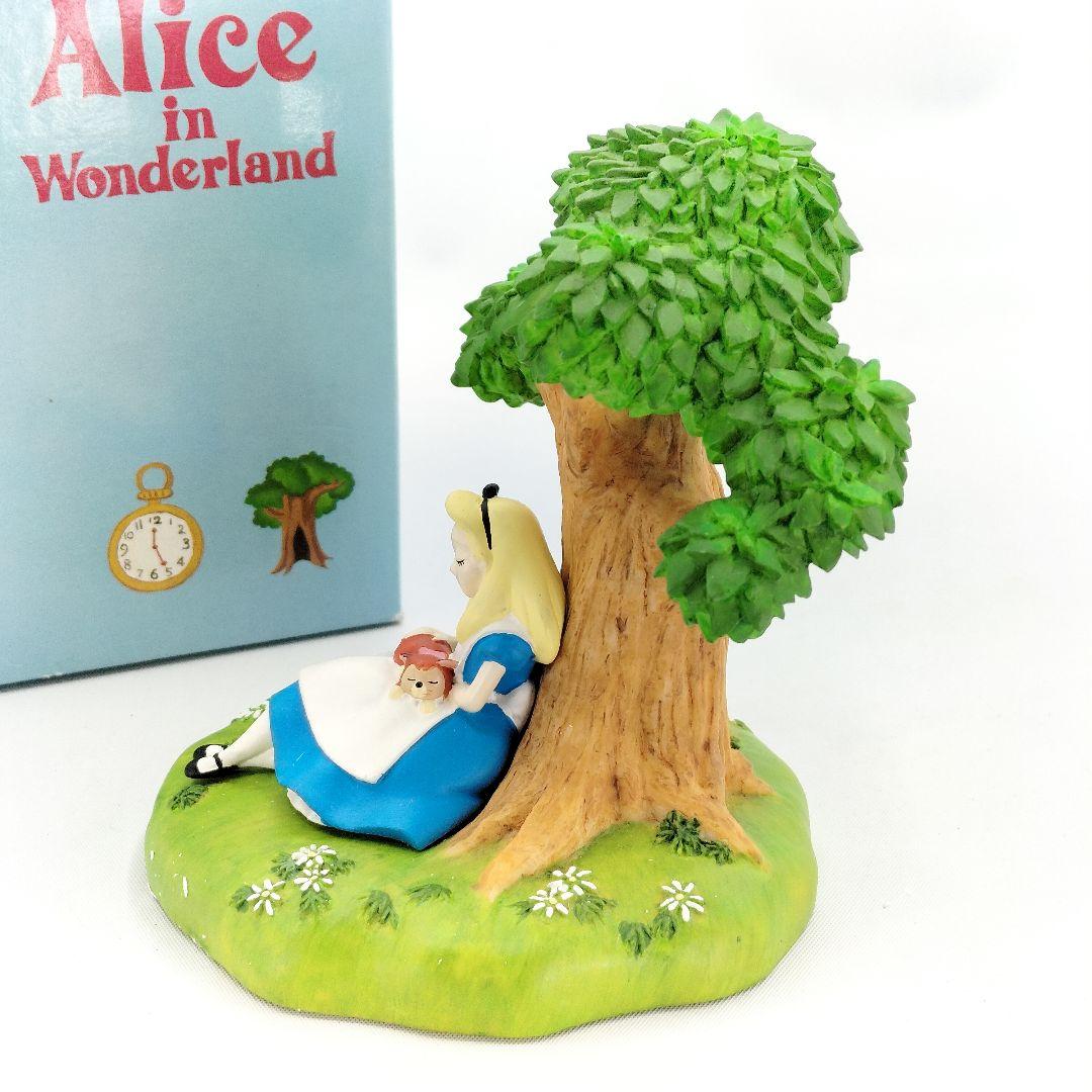 ディズニー 不思議の国のアリス 置物 フィギュア ポリレジン製