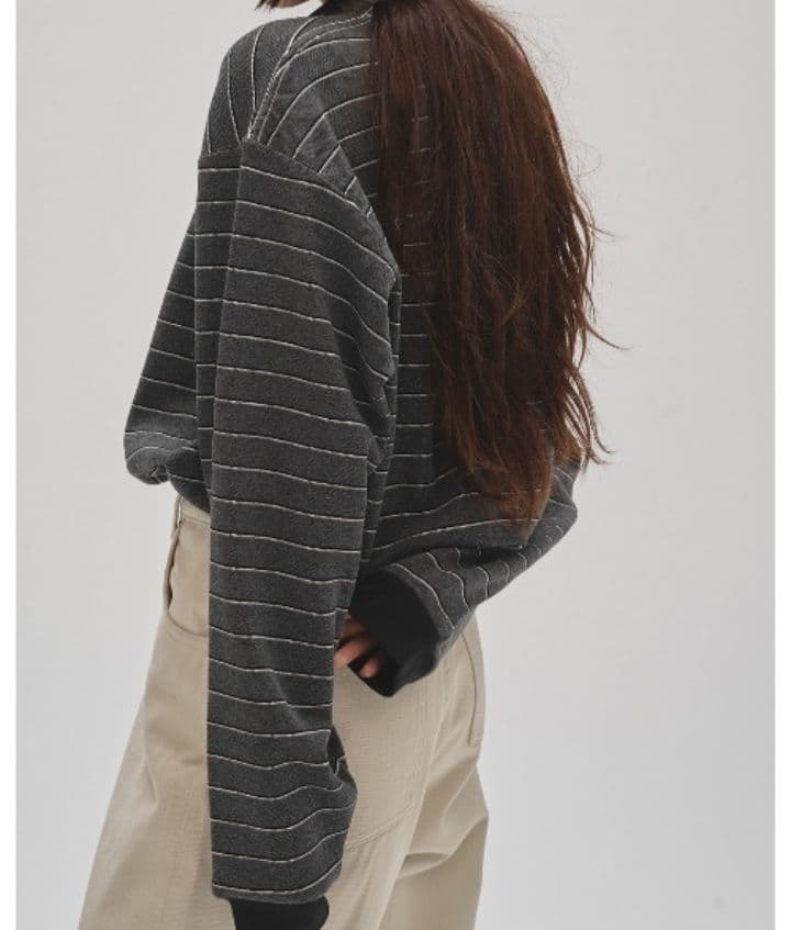 【未使用品】TODAYFUL Border Long T-shirts グレー