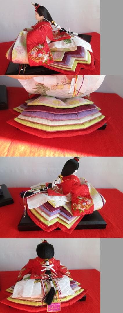 Ｔokara 吉徳大光　麗しいお顔の衣装着　びな　高級木胴