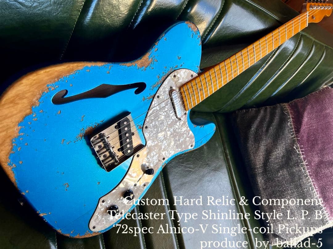 ハードレリックテレキャスターシンラインタイプ/アルニコVピックアップ/LPB