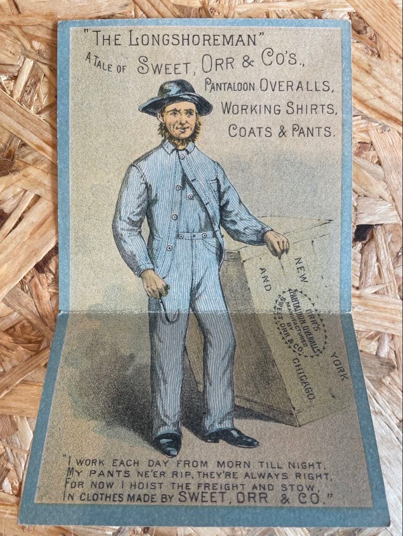 SWEET ORR スウィートオール ビンテージ　トレードカード