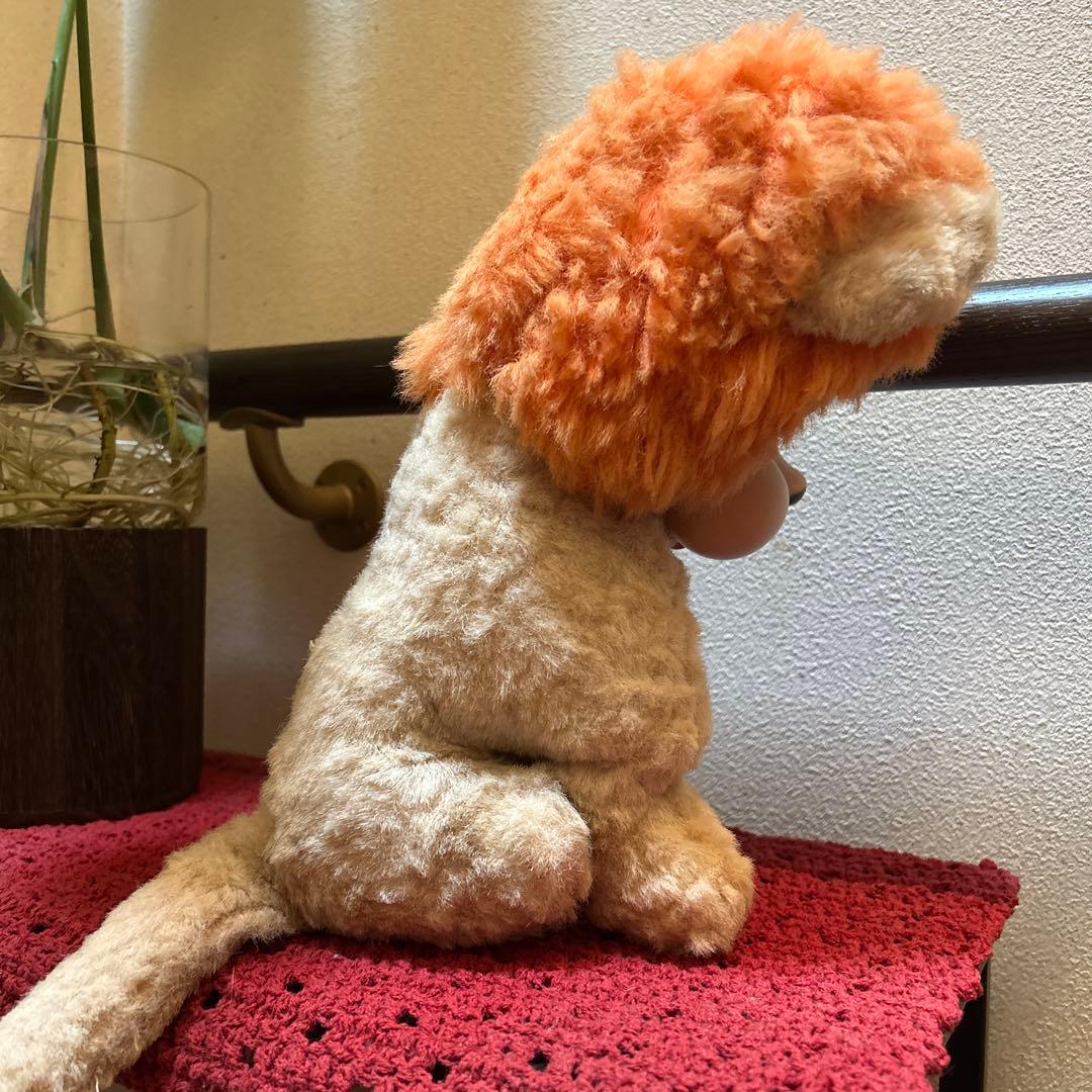 ラシュトン　ラバーフェイスドール　ライオン アンティーク