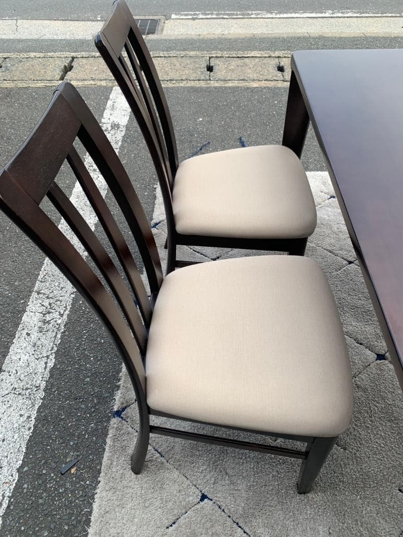 【福岡市限定】ダイニングセット カリモク 135×85×69㎝