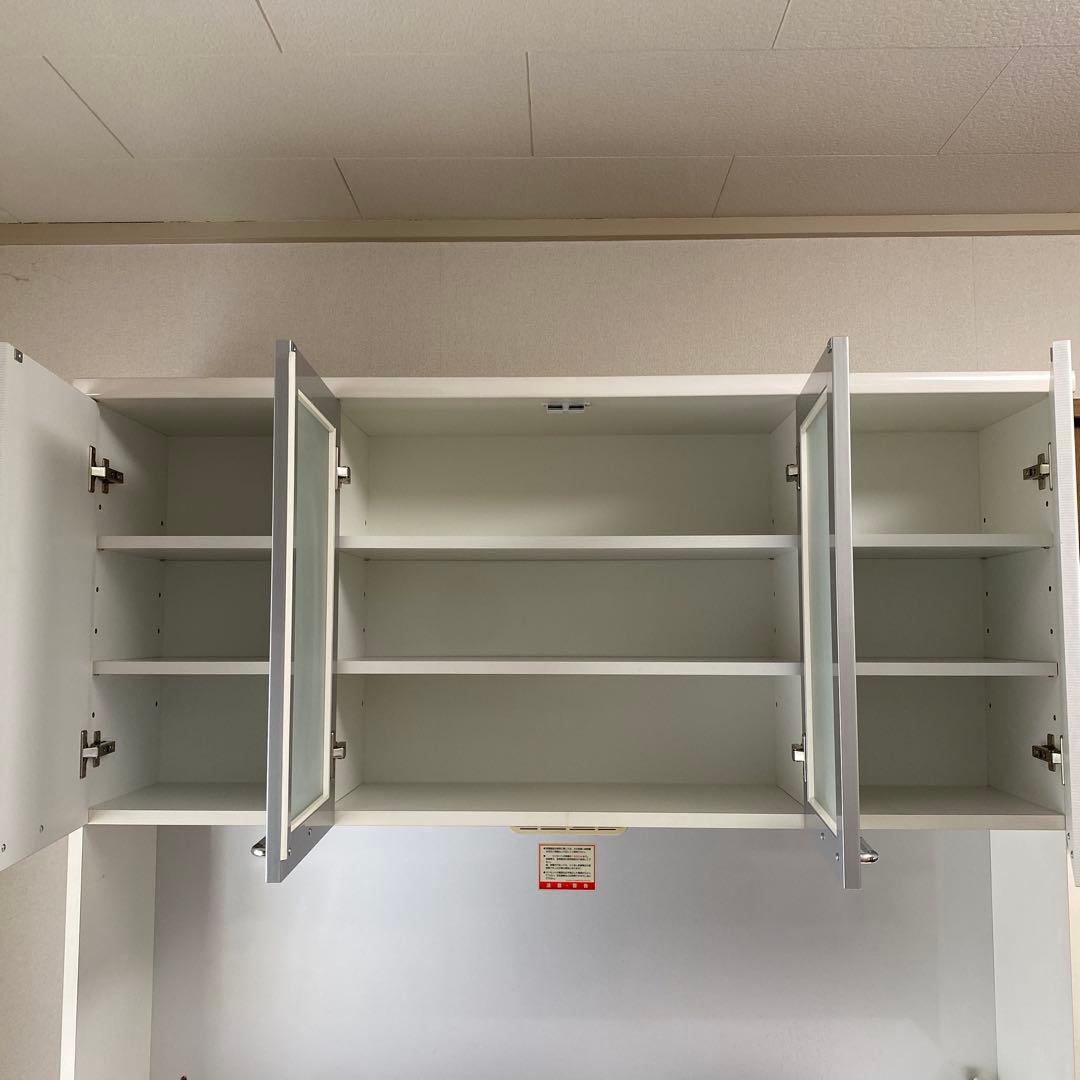 ニトリ キッチン収納キャビネット ホワイト