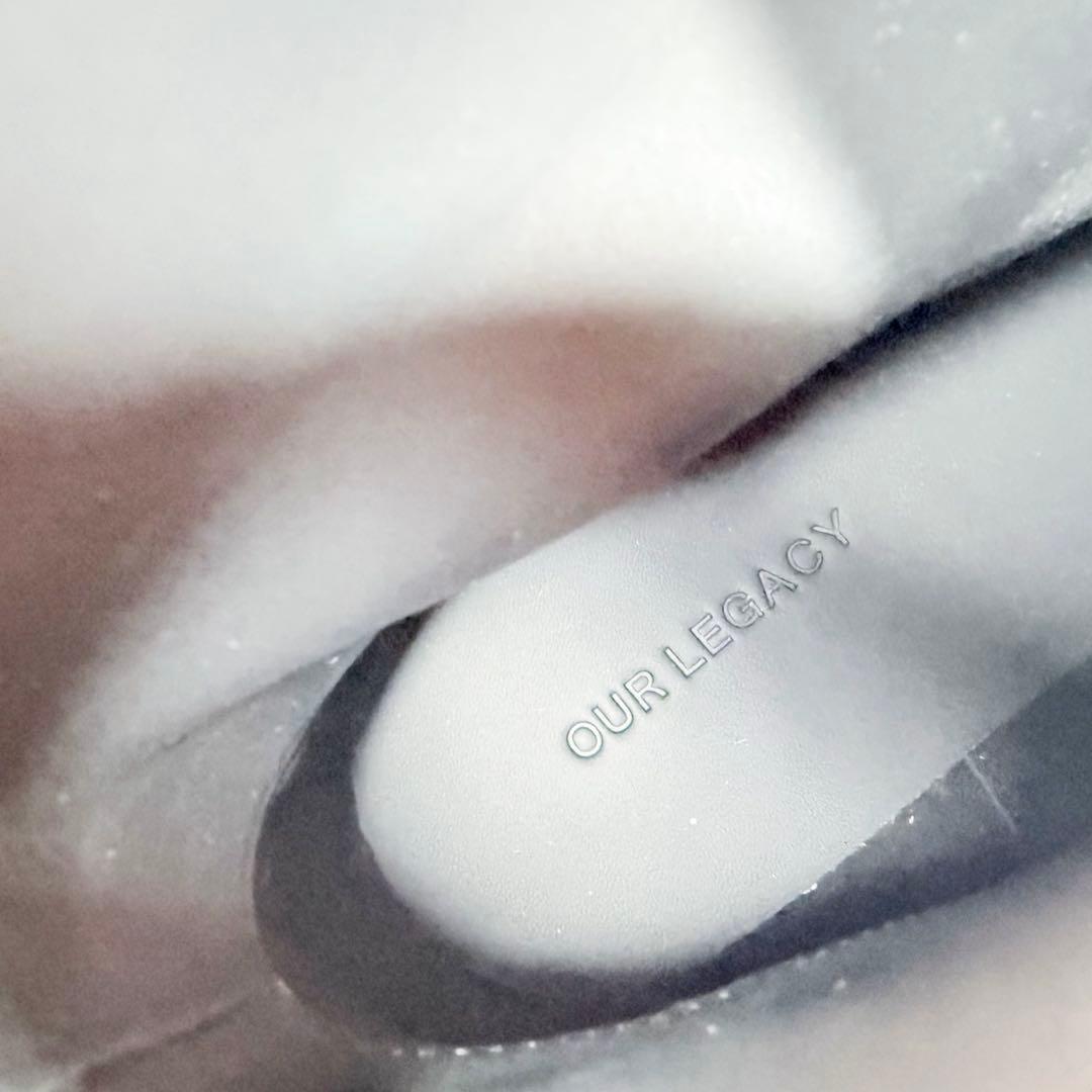 【極美品】OUR LEGACY アワーレガシー カミオンブーツ 43 黒 レザー