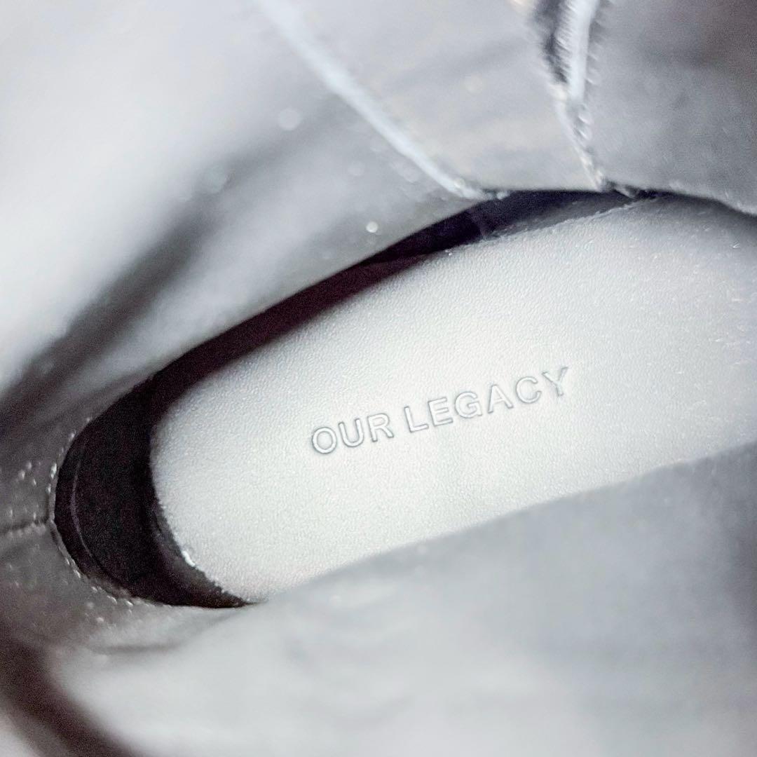 【極美品】OUR LEGACY アワーレガシー カミオンブーツ 43 黒 レザー