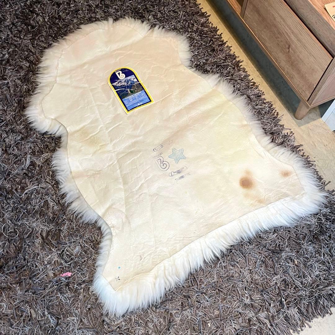 【BOWRON】 ボウロン 天然ムートンラグ ラムスキン ニュージーランド製　羊