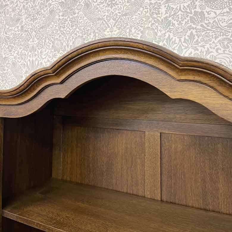 オーク無垢材 本棚 ブックケース 木製 ルーマニア製 起立木工 ヴィンテージ