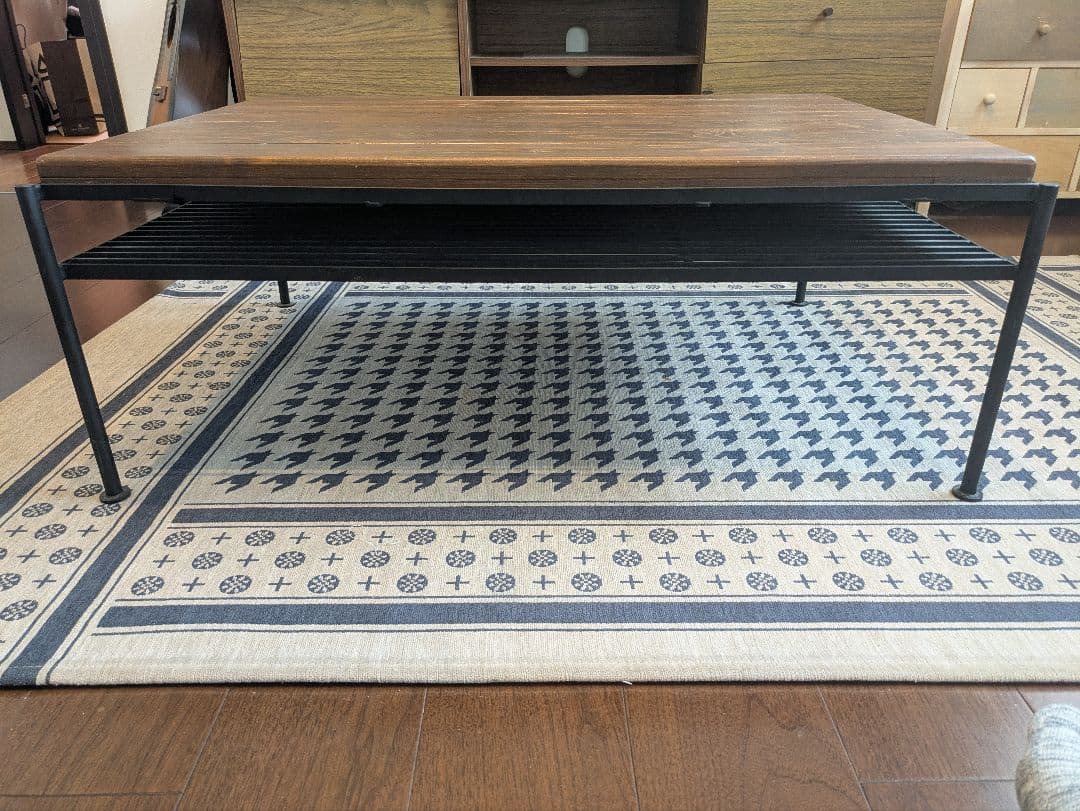 【直接お渡し3000円引き】東馬（Tohma）シンプルな木製リビングテーブル