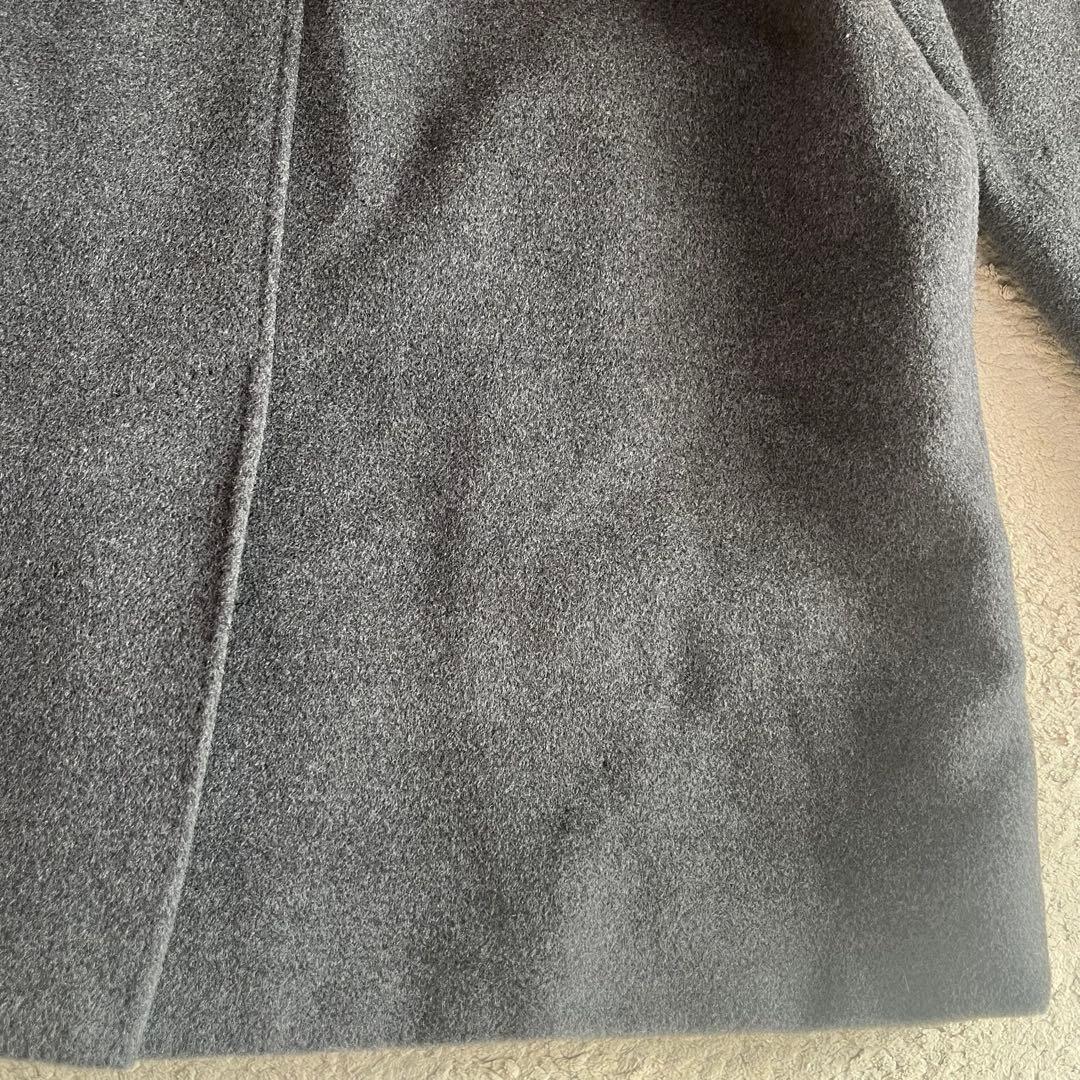 最高級✨️マックスマーラ 白タグ ダブルブレスト カシミヤ チャコールグレー M