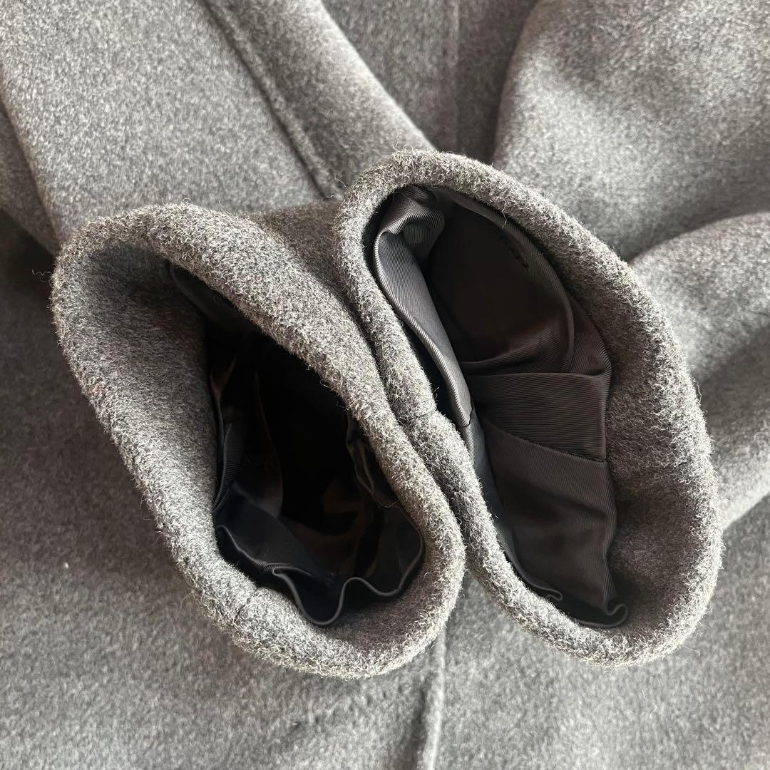 最高級✨️マックスマーラ 白タグ ダブルブレスト カシミヤ チャコールグレー M