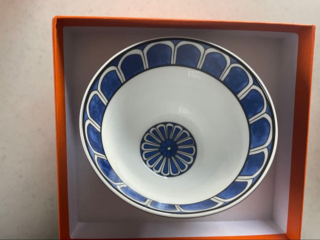 ブルーダイユール　ラージボウル　エルメス　hermes 3個　未使用　廃盤