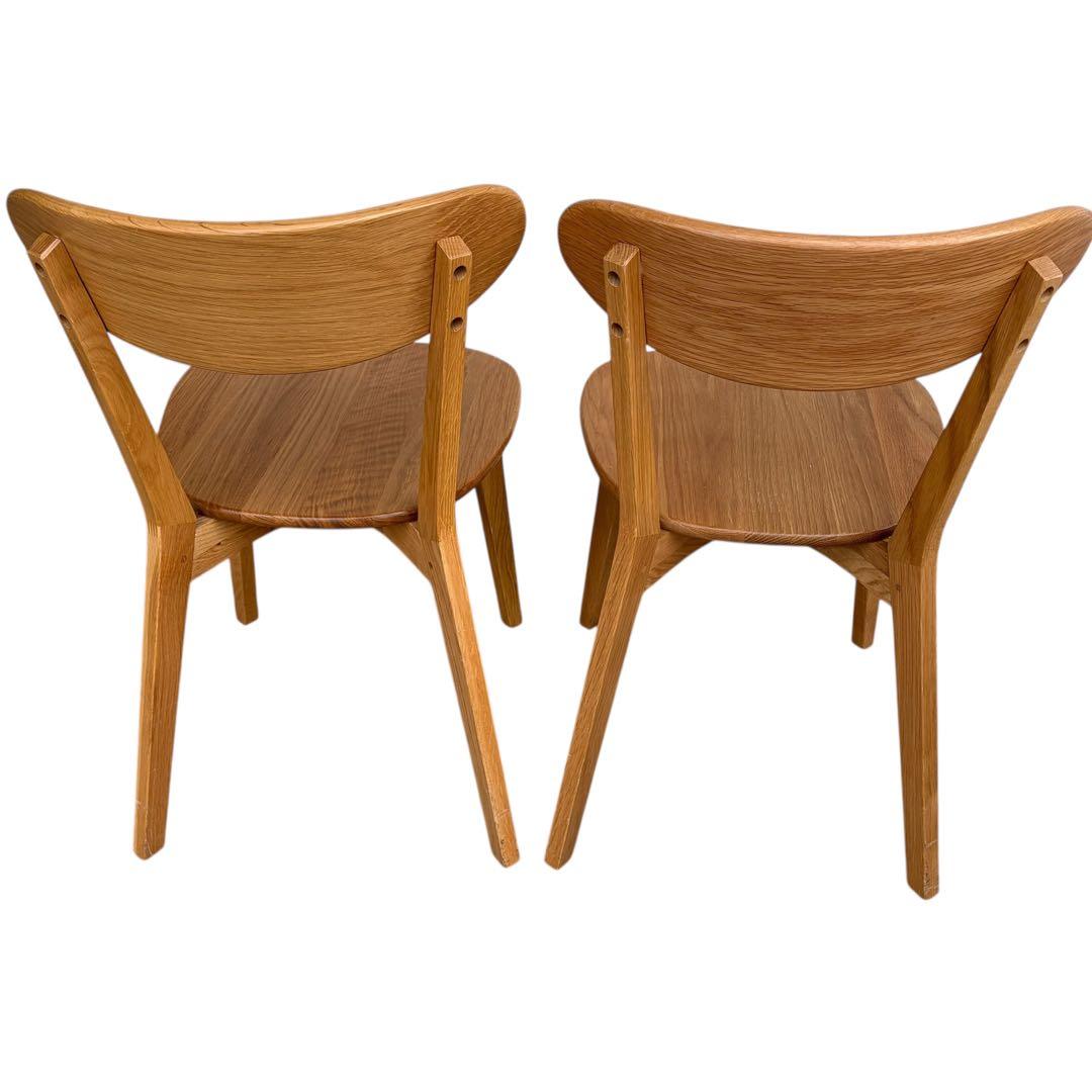 Re:CENO リセノ 大川家具  リバー 椅子4脚セット