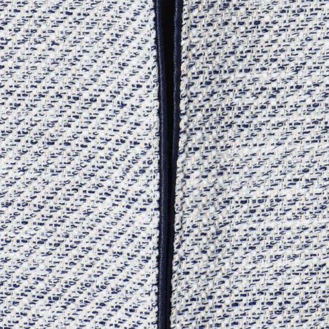 ships シップス ツイードノーカラージャケット　36