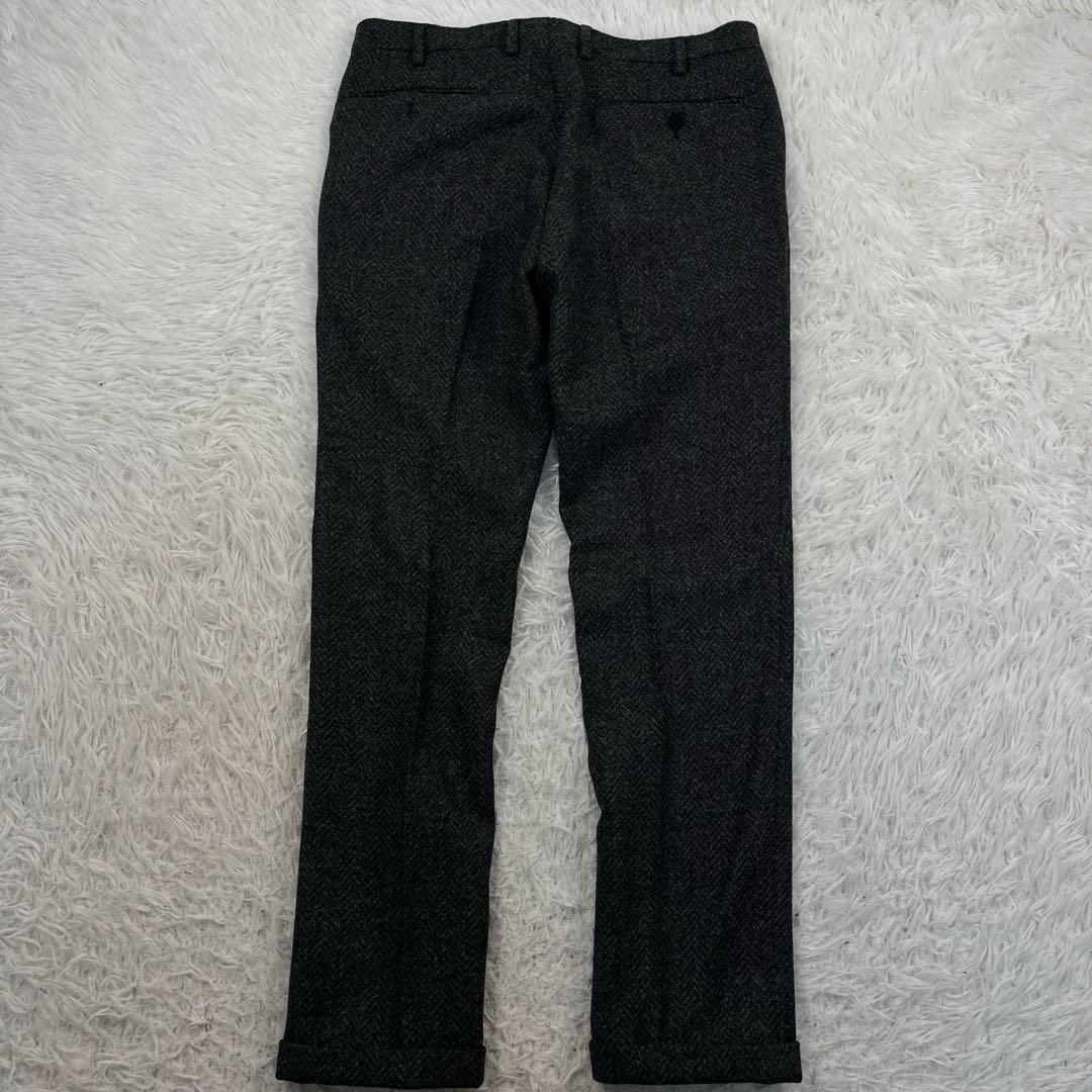 タグ付き✨ユナイテッドアローズ スーツ2P ヘリーンボーン ウール グレー 50