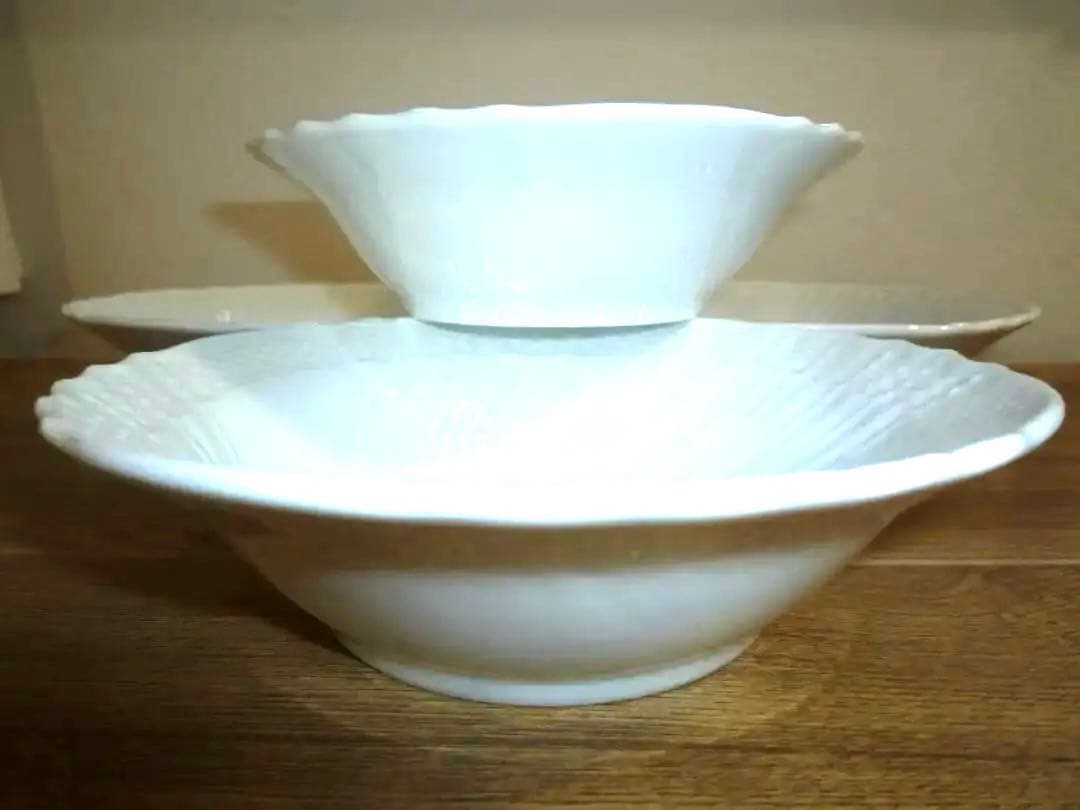 リチャードジノリ ベッキオホワイト フルーツソーサーｘ4個