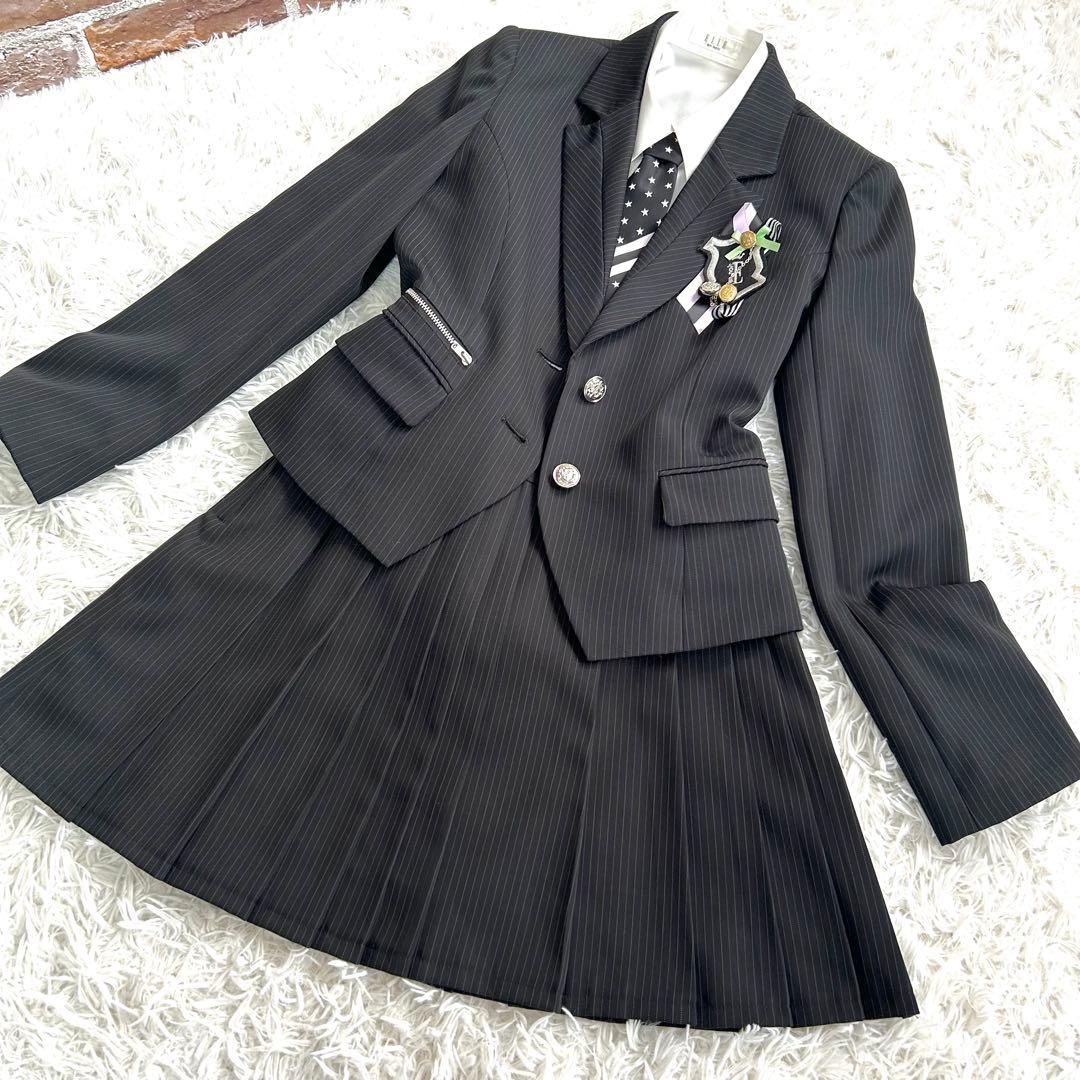 美品⭐️ELLE エル フォーマルスーツ 5点セット 165 卒服 入学式 制服