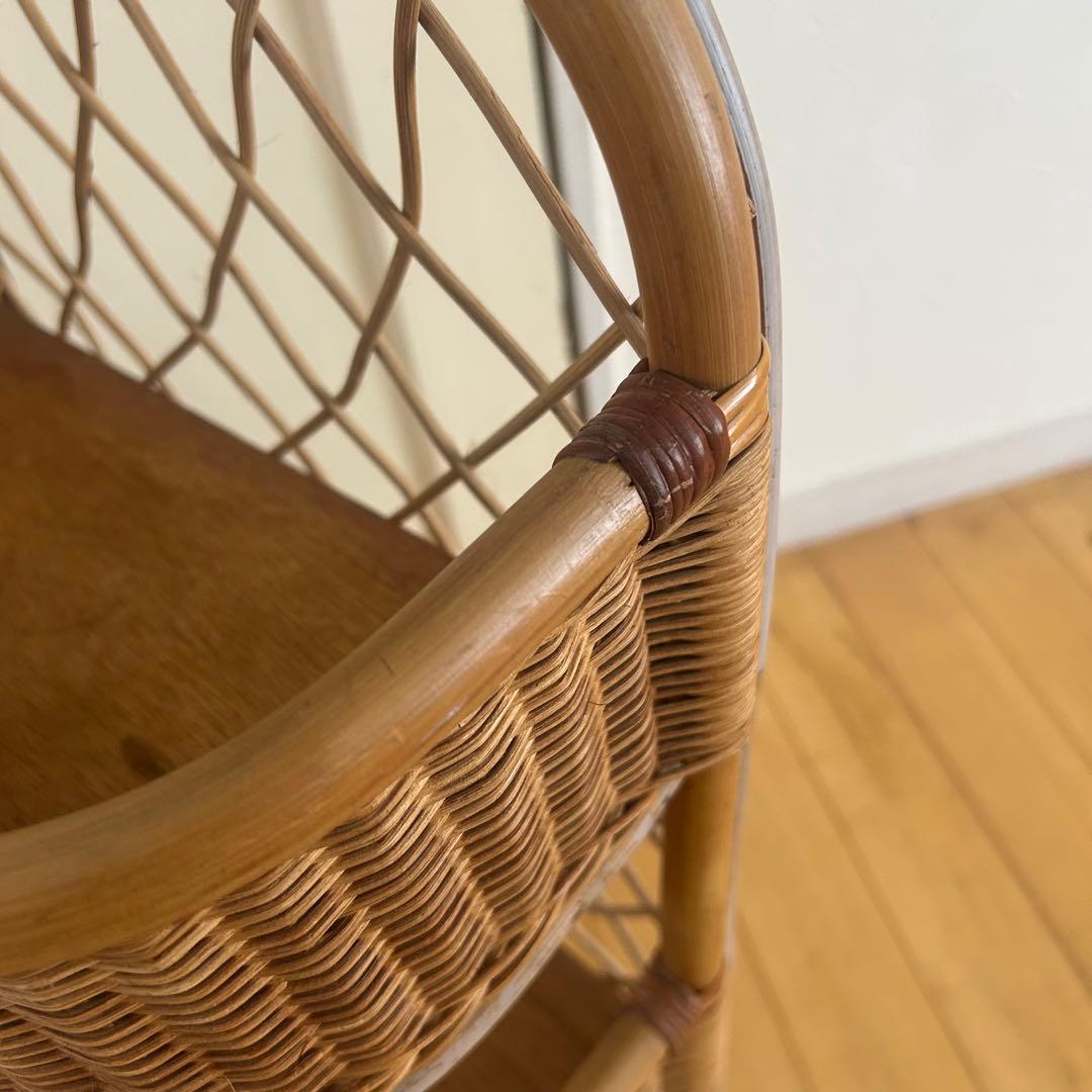 ☆アンティーク☆ ラタン　ラック　ボックス　マルチラック　バスケット　古道具