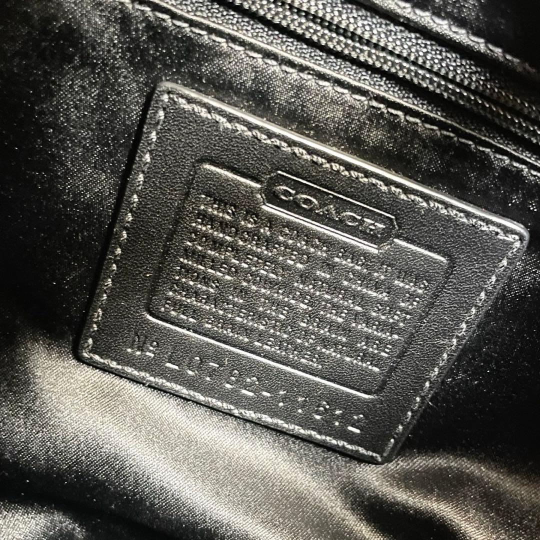 未使用保管品✨️COACH ショルダーバッグ アクセサリーポーチ レザー 黒