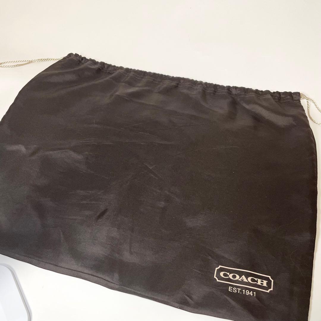 未使用保管品✨️COACH ショルダーバッグ アクセサリーポーチ レザー 黒