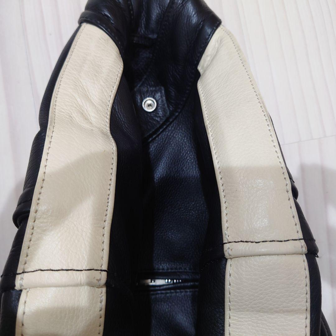 試着保管 ルーキーレザーズ ライダースジャケット ライダース LL 黒 革ジャン