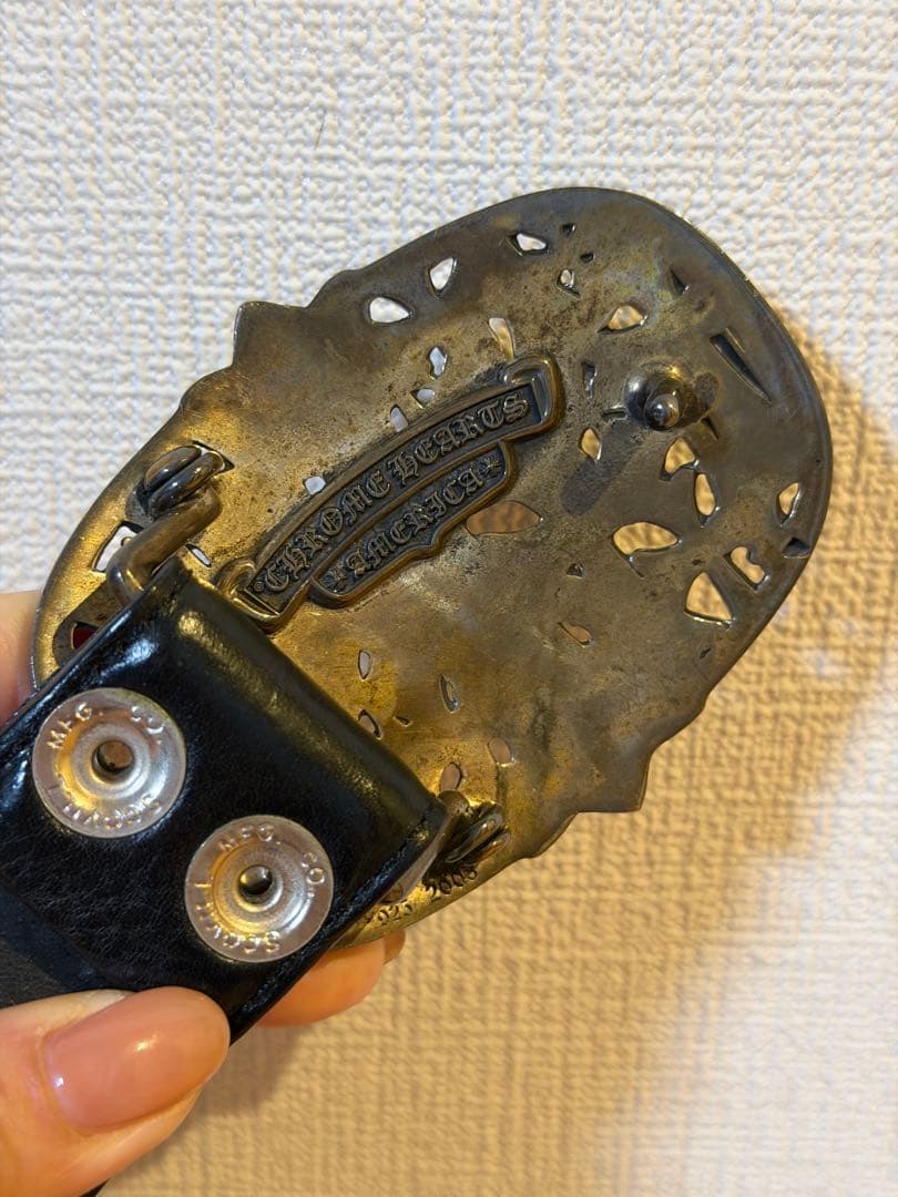 vivviv　クロムハーツ　セメタリークロス　バックル　ベルトのセット