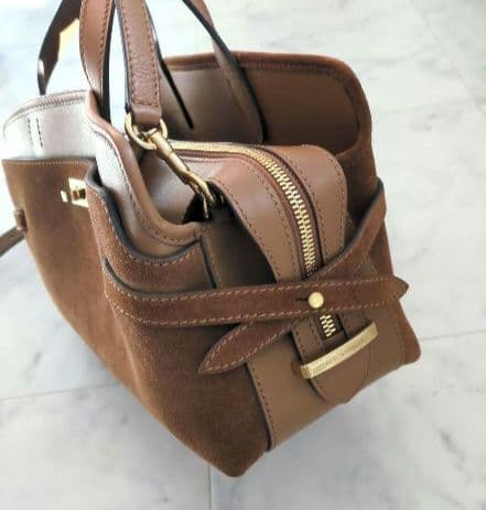 美品　アニヤ・ハインドマーチ　スモールウィルソン　スエード　ブラウン　2way