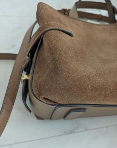 美品　アニヤ・ハインドマーチ　スモールウィルソン　スエード　ブラウン　2way