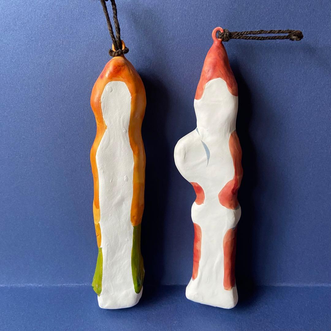 【郷土玩具】琉球張子　オーナメント　サンタ　マリア