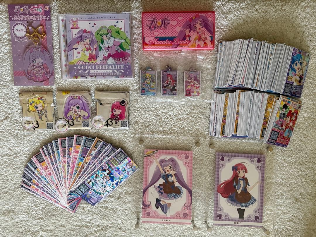 プリパラ まとめ売り 無印良品ポストカードフレーム2個セット付き