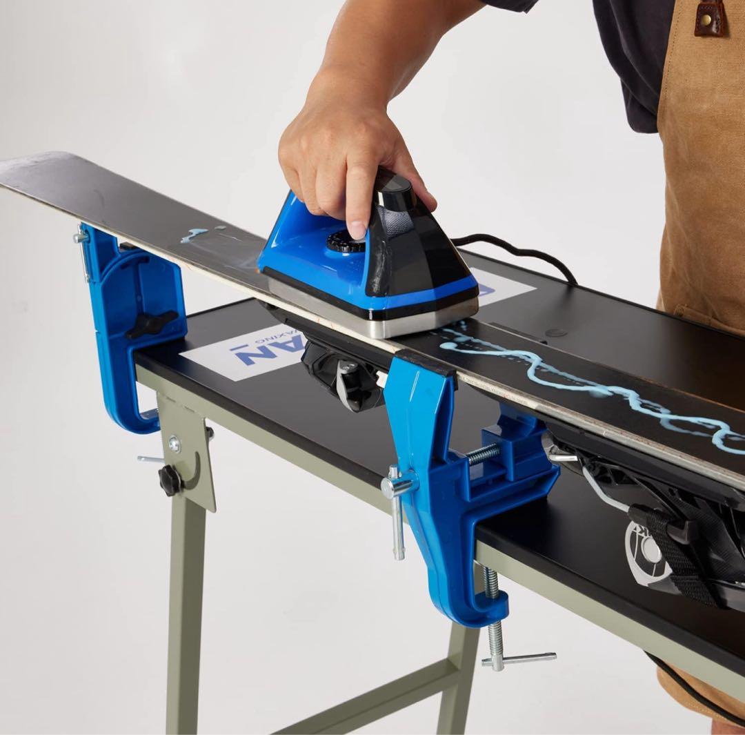 新品✨ Ski Vise 全金属の高山スキーバイス の調律とワックスがけ