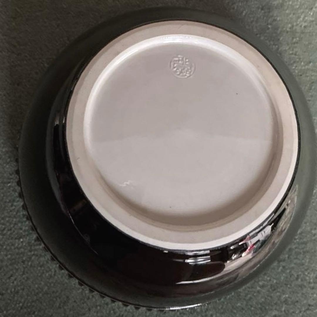 美品✨【茶道具】紫交趾　鋲紋　建水✨中村翠嵐✨ 御物袋【紫縮緬】共箱　外箱　歴栞