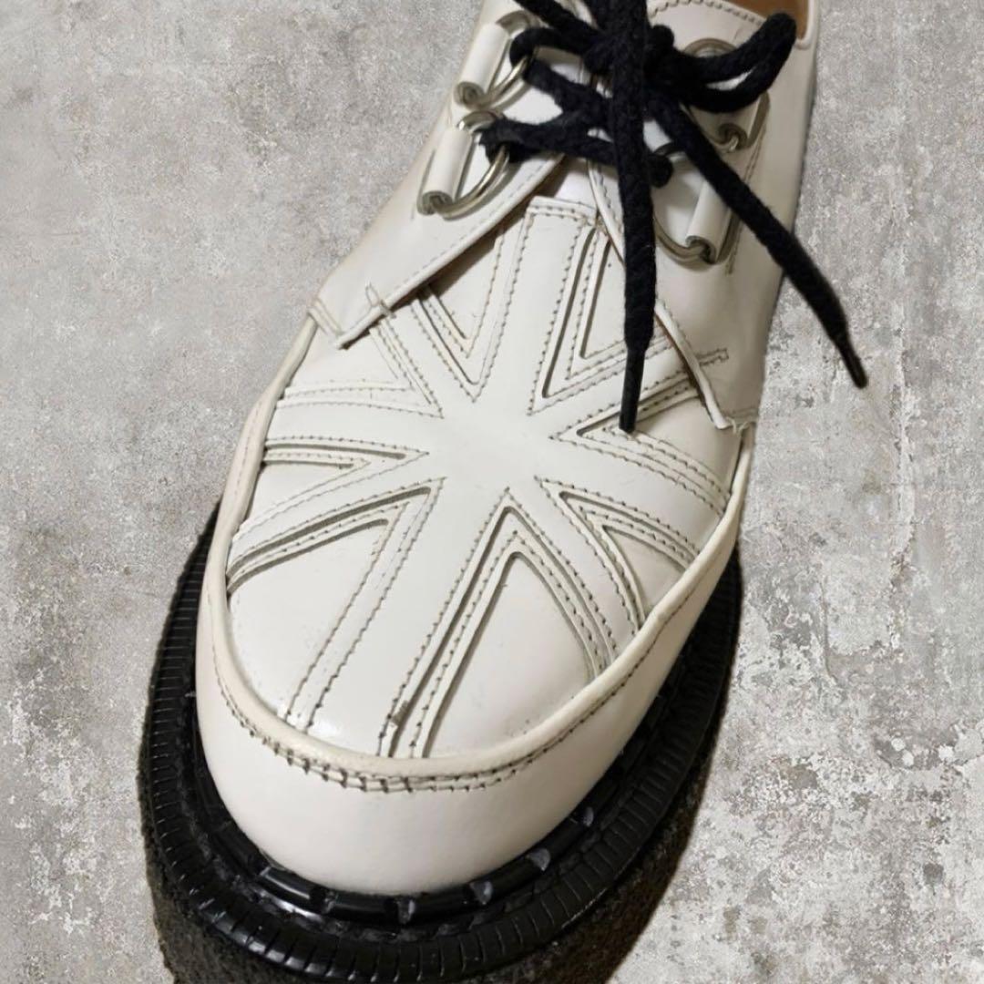 E COX ジョージコックス ユニオンジャック ラバーソール UK9