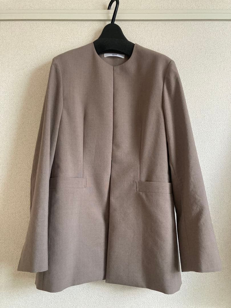 deres デレス passport jacket Milano beige