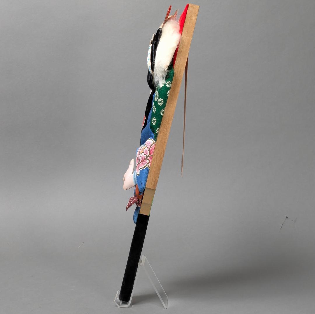 押絵羽子板　琴山？　当時物　アンティーク　昭和レトロ　日本人形　正月飾り　c