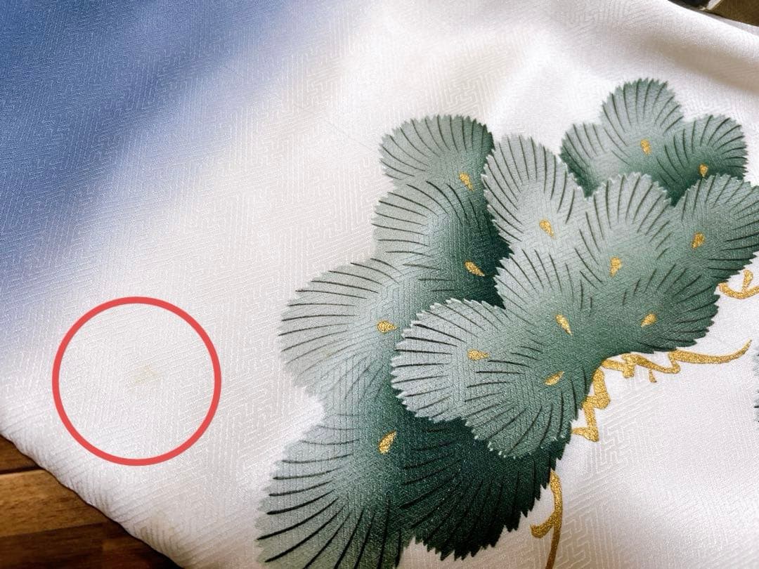 人気の総絞り被布♡七五三　3歳　男の子　フルセット　一式　青系　鷹　正絹