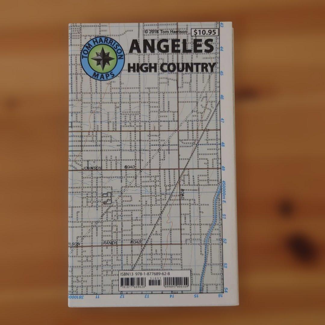 【米国購入品】カリフォルニア州近郊のトレイルマップ 登山地図