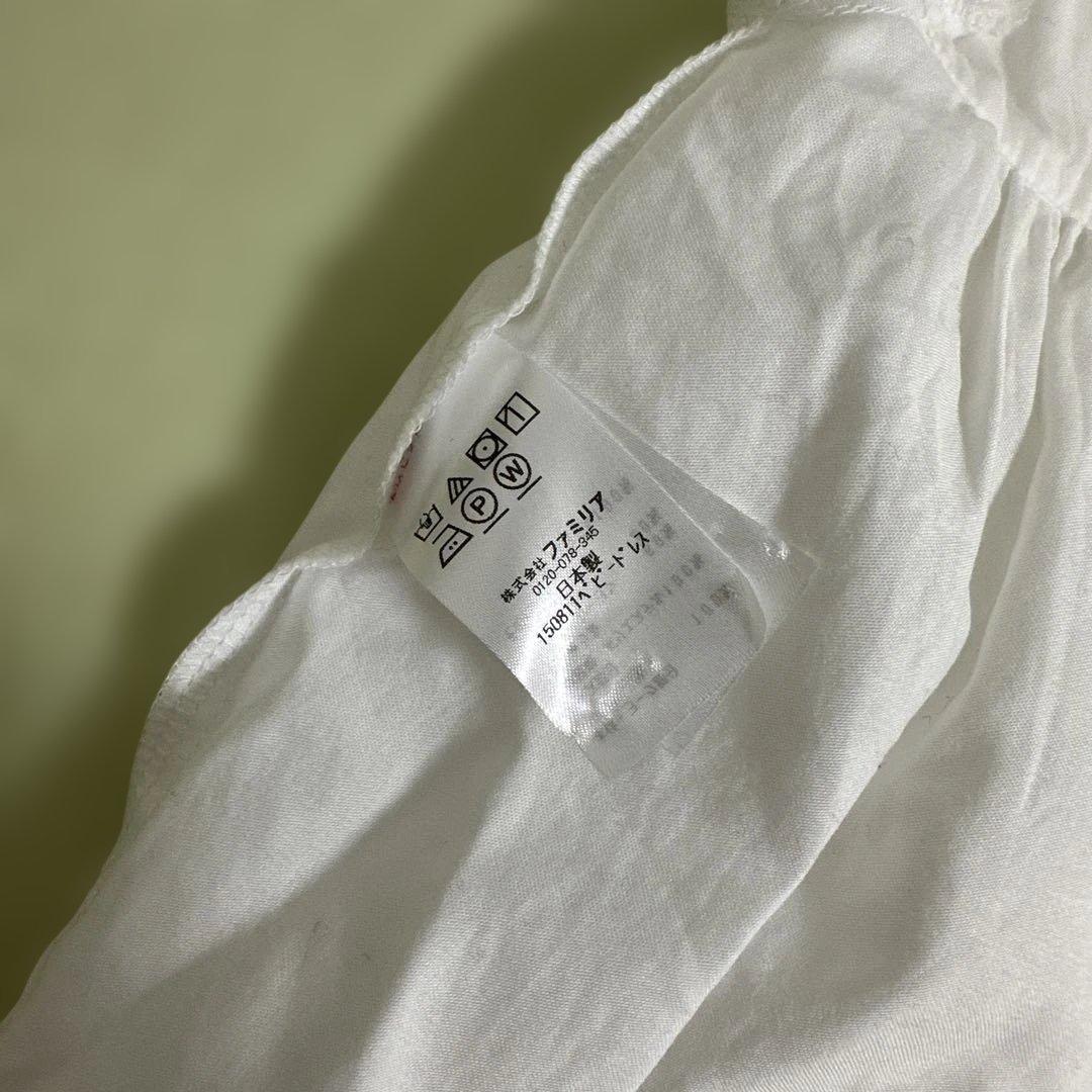 ファミリアベビードレスsize50 帽子セット