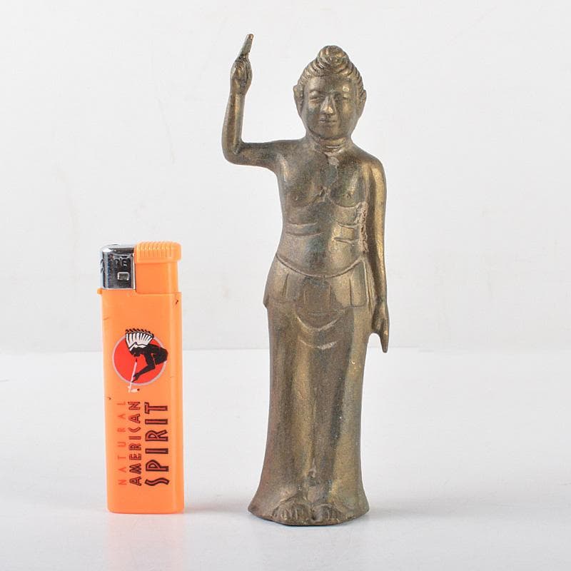 仏教美術　古銅鍍金　誕生仏　仏像　V　R5530