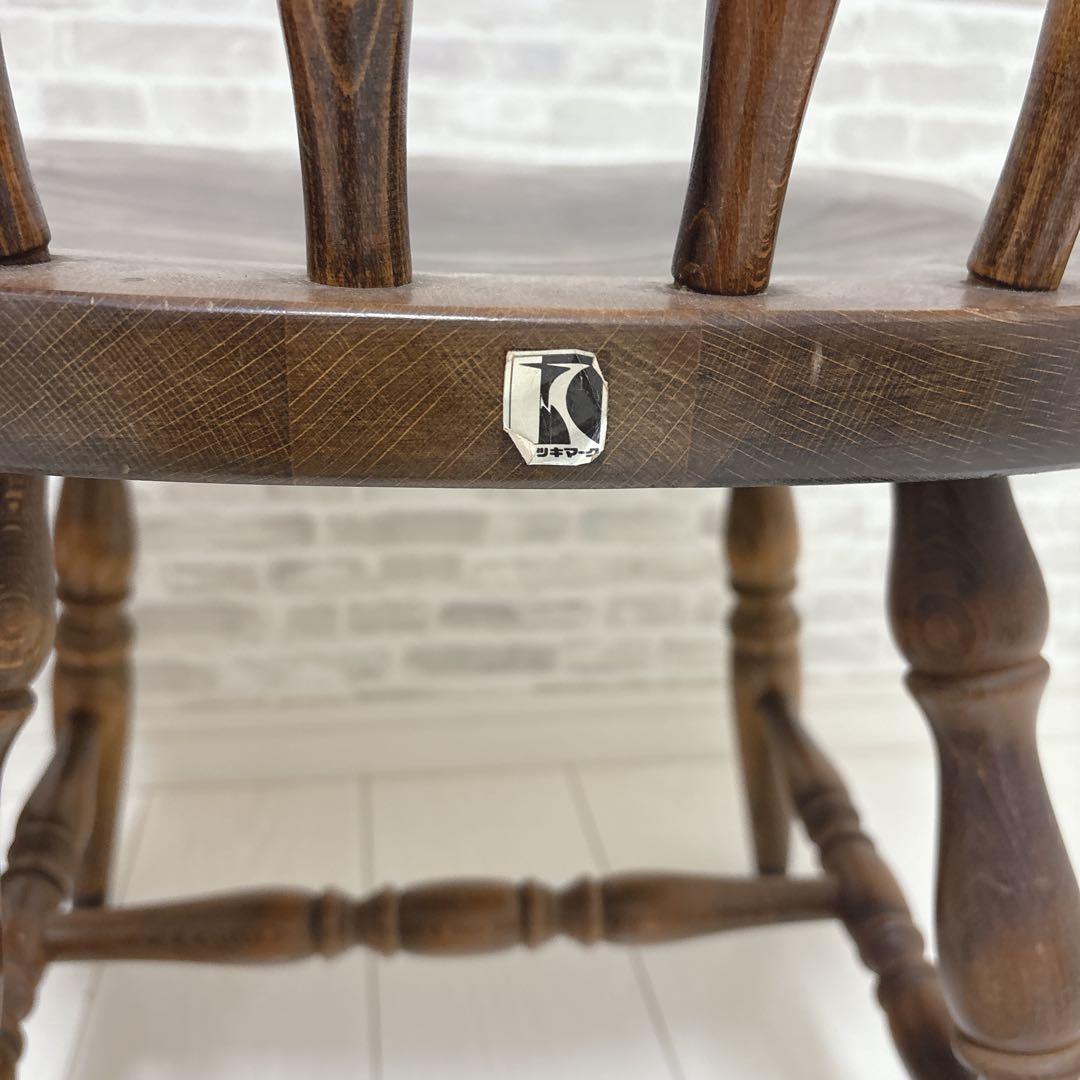 飛騨家具【キツツキ】 ウィンザーチェア ダイニングチェア2脚