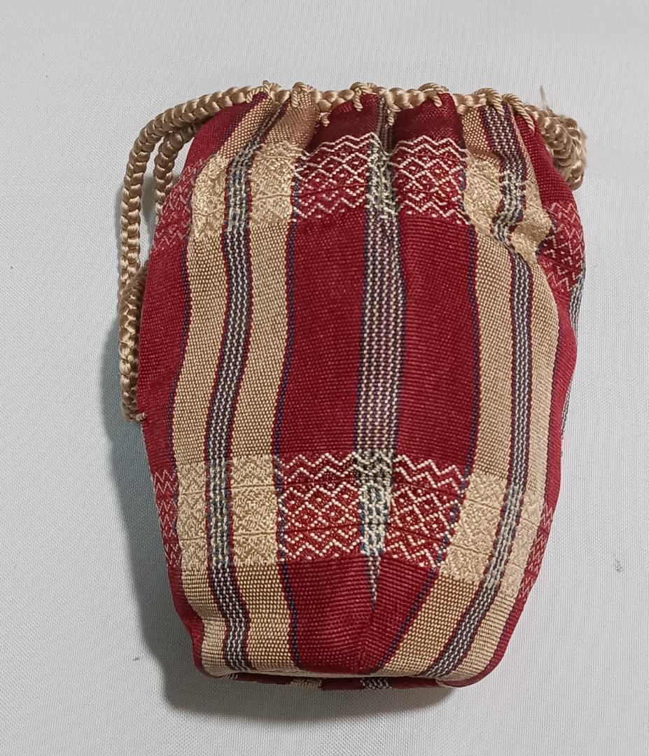 茶道具　丹波立杭焼　尾中信水窯　丹波肩衝茶入　鎌倉間道仕覆付　美品！！