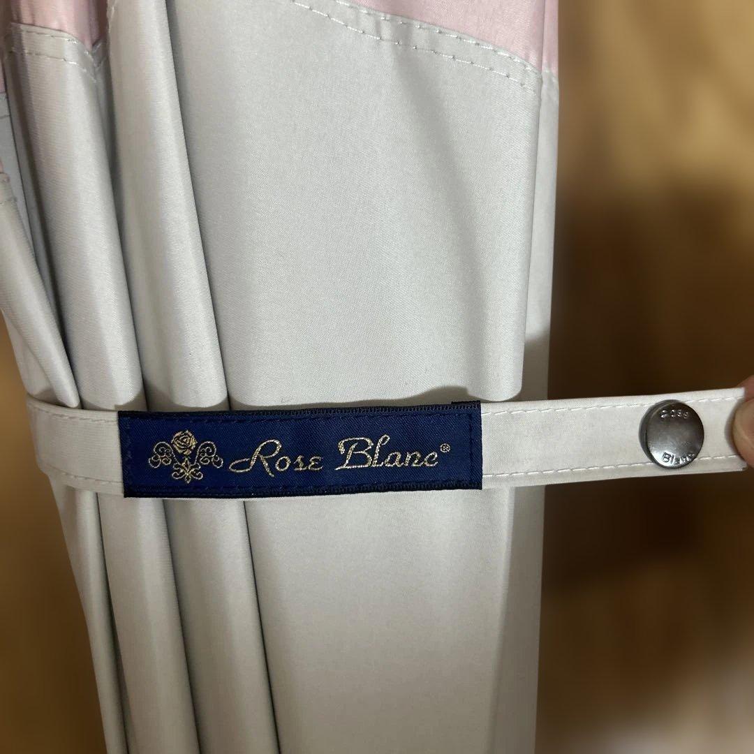 芦屋ロサブラン　2段折りショート ライトグレージュピンク