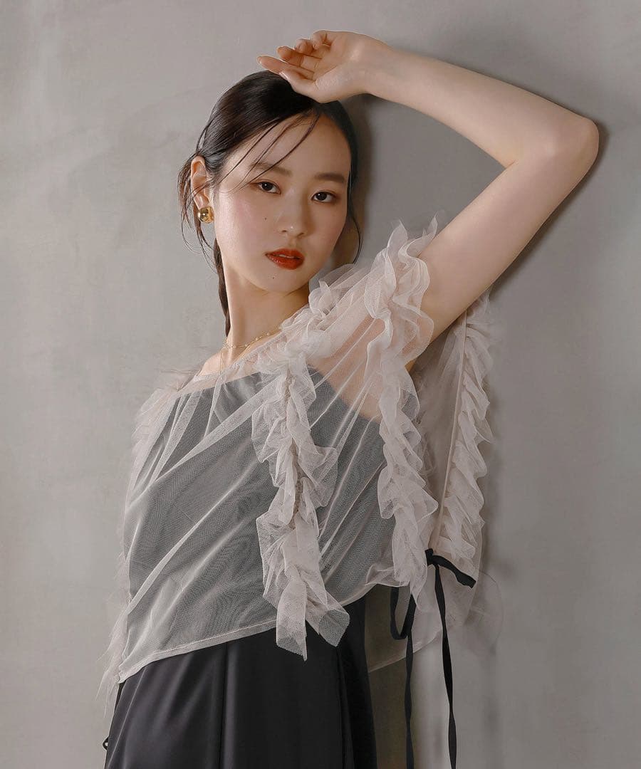 ★新品タグ付き★et.UNiVER Frill big shiape setup