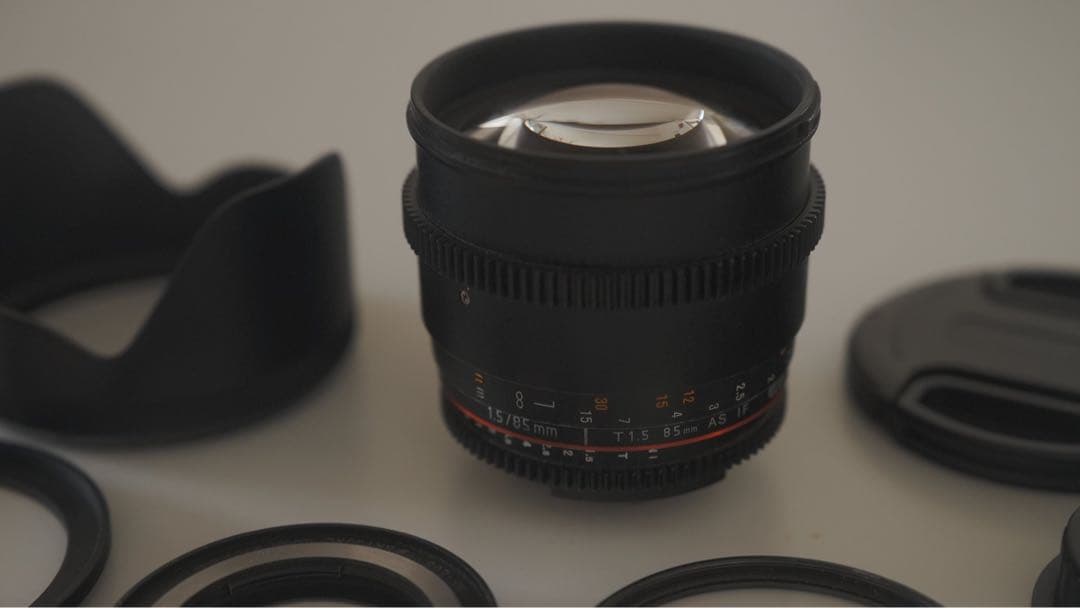 付属品多数) SAMYANG 85mm T1.5 フルサイズ