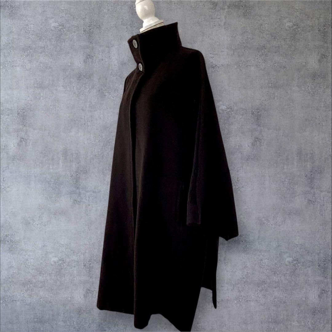 MaxMara マックスマーラ ウール×カシミヤ　ケープ風コート サイズ40 黒