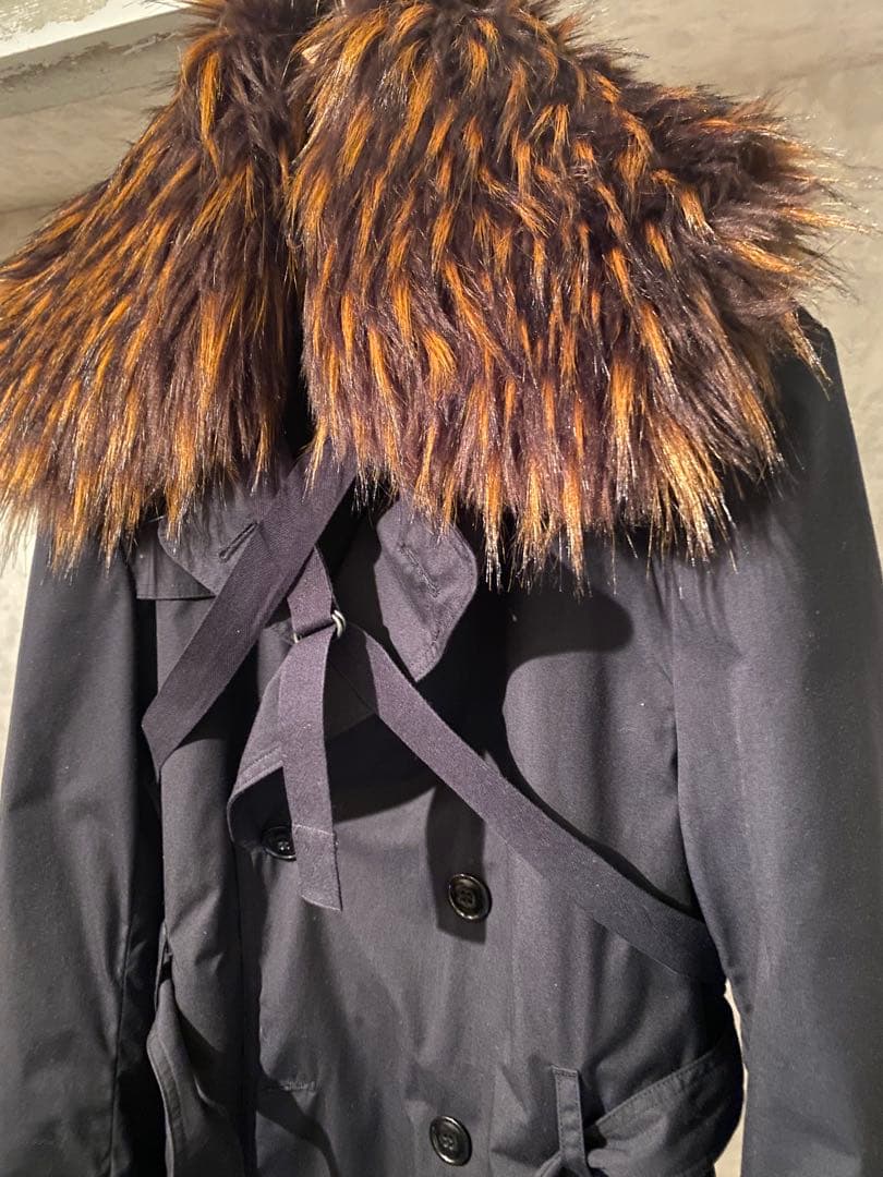 レア Dries Van Noten ファー ストール ドリスヴァンノッテン