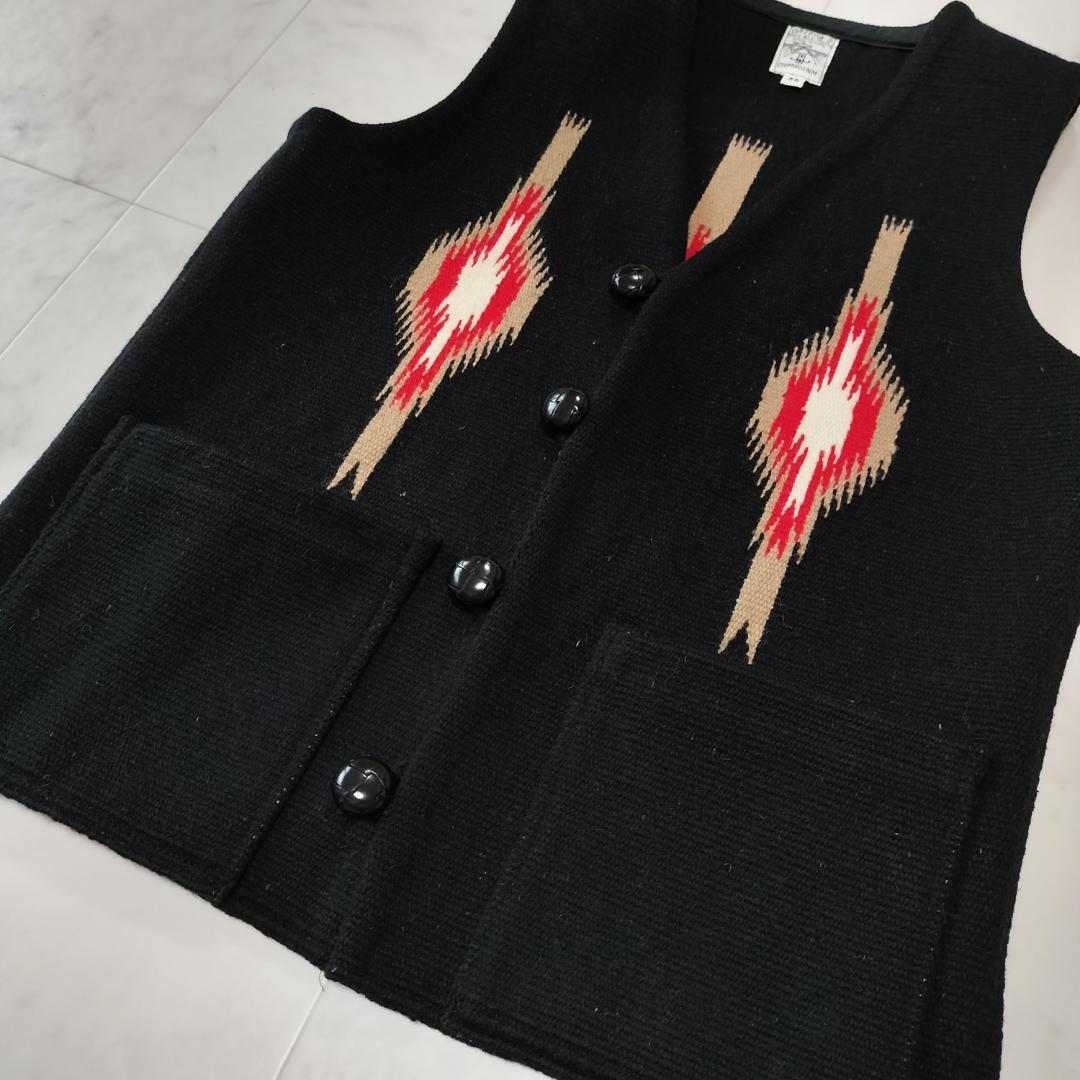 希少 オルテガ 人気カラーブラック 36 スクエアフロントチマヨベスト ポケット